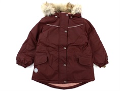 Wheat winter jacket Mathilde maroon ensfarvet
